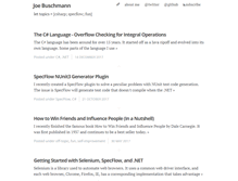 Tablet Screenshot of joebuschmann.com